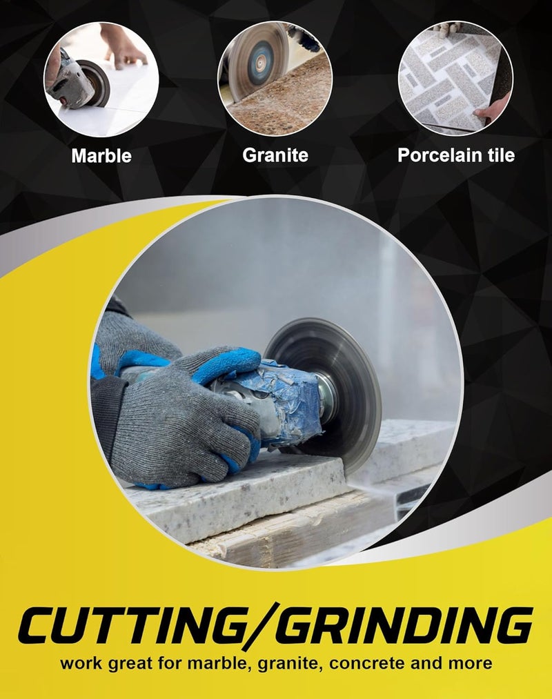 solidure 4.5“ Tile Blade Porcelain Cutting Blade Cutting and Grinding for Granite Marble Porcelain Tiles - Image 5